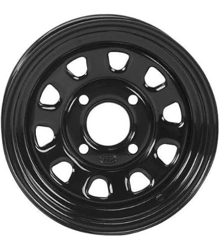 Amazon.com: ITP 1425579014B Delta Steel Front/Rear Wheel - 14x7-4+